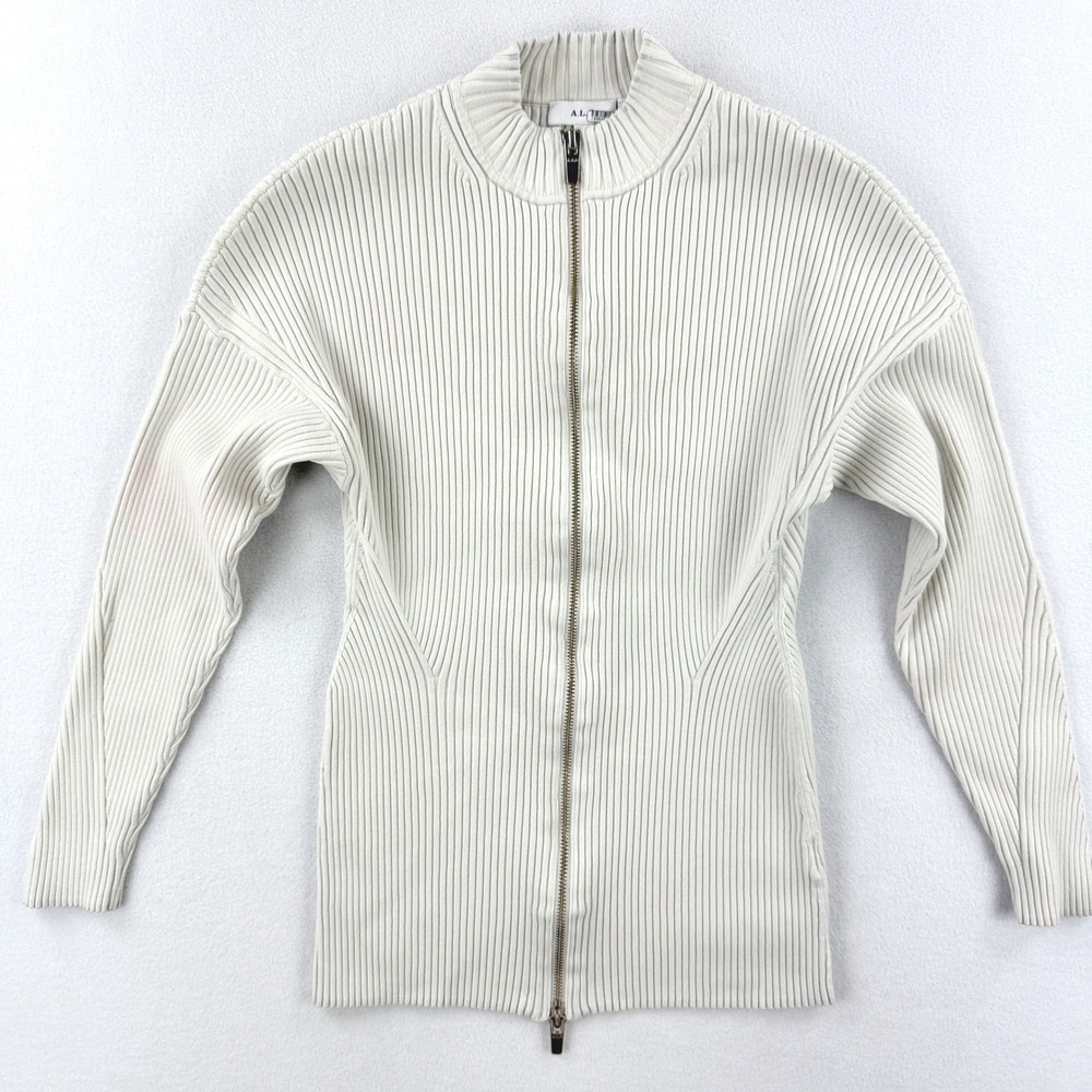 ALC Noa Cardigan Sweater Size 4 / SMALL Womens Cream Neutral RTR *READ